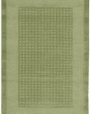 Nourison Westport Solid Lime 2.3-Feet by 7.6-Feet 100% Wool Runner Rug