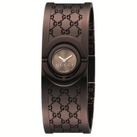 Gucci Women's YA112532 Twirl Small Brown PVD Bangle Watch Gucci Women's YA112532 Twirl Small Brown PVD Bangle Watch