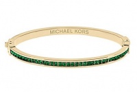 Michael Kors Cocktail Party Emerald Crystal Bangle