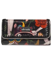 Hipster cool meets practical accessorizing with this versatile wallet from The Sak. Durable coated canvas is dressed in a bold design, while the pocket-lined interior keeps cash, coins and cards easily at hand. Hipster cool meets practical accessorizing with this versatile wallet from The Sak. Durable coated canvas is dressed in a bold design, while the pocket-lined interior keeps cash, coins and cards easily at hand.