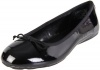 Polo By Ralph Lauren Allie Ballet Flat (Little Kid/Big Kid),Black Patent,13.5 M US Little Kid