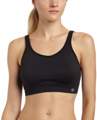 Champion Women's Double Dry Seamless Full Support Underwire Sports Bra, Black, 34/36D/DD Champion Women's Double Dry Seamless Full Support Underwire Sports Bra, Black, 34/36D/DD