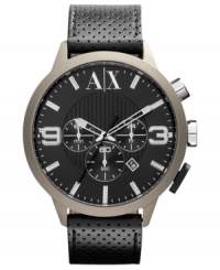 The perfect watch for styling both office and casual looks, by AX Armani Exchange. The perfect watch for styling both office and casual looks, by AX Armani Exchange.