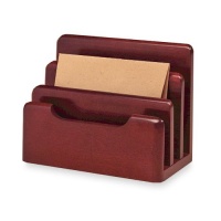 Rolodex 23420 Wood Tones Desktop Sorter, Mahogany Rolodex 23420 Wood Tones Desktop Sorter, Mahogany
