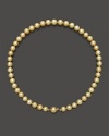 14 Kt. Yellow Gold and Golden South Sea Pearl Necklace, 17