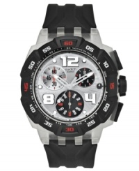 Let your sport style soar with this rugged chronograph Swatch watch from the Legendary Eagle collection. Let your sport style soar with this rugged chronograph Swatch watch from the Legendary Eagle collection.