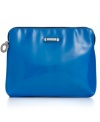 Get your shine on with a pretty pop of color while keeping your favorite tech toy safe and secure with this irresistible iPad sleeve from Nine West. The sleek design  features faux patent leather, signature hardware and a well-padded interior.