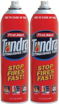 First Alert AF400-2 Tundra Fire Extinguisher Aerosol Spray Twin Pack First Alert AF400-2 Tundra Fire Extinguisher Aerosol Spray Twin Pack