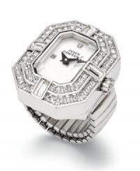 A truly unique combination. Shimmering with crystal accents, this Marianne Luxe collection watch from Juicy Couture is worn like an elegant cocktail ring. A truly unique combination. Shimmering with crystal accents, this Marianne Luxe collection watch from Juicy Couture is worn like an elegant cocktail ring.