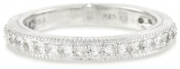 Judith Ripka Ambrosia Pave White Sapphire (0.6) Band Ring, Size 6 Judith Ripka Ambrosia Pave White Sapphire (0.6) Band Ring, Size 6