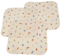 Carters Keep Me Dry Flannel Lap Pads, Ecru, 3 Pack Carters Keep Me Dry Flannel Lap Pads, Ecru, 3 Pack