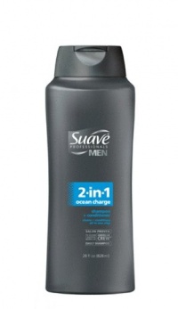Suave Professionals mens, shampoo & conditioner, 2 in 1 ocean charge, 28oz Suave Professionals mens, shampoo & conditioner, 2 in 1 ocean charge, 28oz