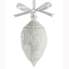 Wedgwood Holiday Snowflake Ornament White Luster