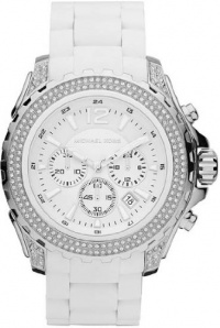 Michael Kors Women's White Silicone Drake Chronograph Watch - MK5621 Michael Kors Women's White Silicone Drake Chronograph Watch - MK5621