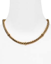 This braided stationed necklace from Lauren By Ralph Lauren is elegant alone or layered with longer styles. This braided stationed necklace from Lauren By Ralph Lauren is elegant alone or layered with longer styles.