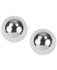 A timeless design for the season. These stud earrings from Jones New York come in a round design for a polished look. Crafted in silver tone mixed metal. Approximate diameter: 1/2 inch. A timeless design for the season. These stud earrings from Jones New York come in a round design for a polished look. Crafted in silver tone mixed metal. Approximate diameter: 1/2 inch.