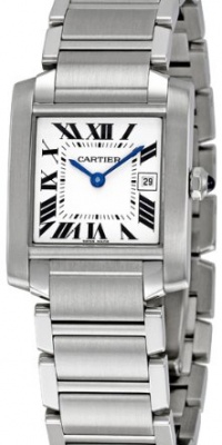 Cartier Midsize W51011Q3 Tank Francaise Stainless Steel Watch Cartier Midsize W51011Q3 Tank Francaise Stainless Steel Watch
