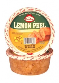 Paradise Diced Lemon Peel, 8 Ounce Tubs (Pack of 6) Paradise Diced Lemon Peel, 8 Ounce Tubs (Pack of 6)