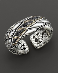 From the Naga collection, this kick cuff is accented with black sapphires. Designed by John Hardy. From the Naga collection, this kick cuff is accented with black sapphires. Designed by John Hardy.