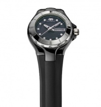 TechnoMarine Women's 110027 Cruise Ceramic 3 Hands Black Dial Watch TechnoMarine Women's 110027 Cruise Ceramic 3 Hands Black Dial Watch