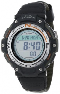 Casio Men's SGW100B-3V Digital Compass Twin Sensor Green Nylon Band Sport Watch Casio Men's SGW100B-3V Digital Compass Twin Sensor Green Nylon Band Sport Watch