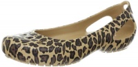 Crocs Women's Kadee Leopard Print Ballet Flat Crocs Women's Kadee Leopard Print Ballet Flat