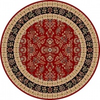 Safavieh LNH331B Lyndhurst Collection Red and Black Round Area Rug, 5-Feet 3-Inch Safavieh LNH331B Lyndhurst Collection Red and Black Round Area Rug, 5-Feet 3-Inch