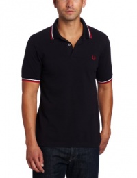 Fred Perry Men's Slim Fit Twin Tipped Polo Shirt, Navy/White/Red, X-Large Fred Perry Men's Slim Fit Twin Tipped Polo Shirt, Navy/White/Red, X-Large