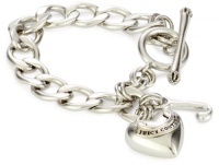Juicy Couture Charms Silver-Tone Starter Charm Bracelet Juicy Couture Charms Silver-Tone Starter Charm Bracelet
