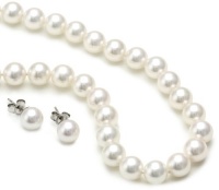 TARA Pearls Cultured Pearl Strand and Stud Earrings Set TARA Pearls Cultured Pearl Strand and Stud Earrings Set