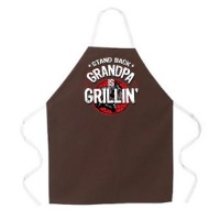 Attitude Apron Grandpa is Grillin Apron, Brown, One Size Fits Most Attitude Apron Grandpa is Grillin Apron, Brown, One Size Fits Most