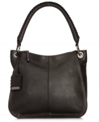 Look gorgeous when you're going places with this slouchy, sleek silhouette from Tignanello. Crafted in rich leather with gleaming silver-tone hardware and whipstitch detailing, its roomy interior stows your day-to-day essentials with ease. Look gorgeous when you're going places with this slouchy, sleek silhouette from Tignanello. Crafted in rich leather with gleaming silver-tone hardware and whipstitch detailing, its roomy interior stows your day-to-day essentials with ease.