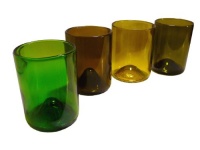 Refresh Glass Recycled Wine Bottle Glassware, 12-Ounce, 4-Pack Refresh Glass Recycled Wine Bottle Glassware, 12-Ounce, 4-Pack
