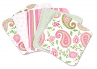 Trend Lab Paisley Park Blooming Bouquet Wash Cloths, Set of 5 Trend Lab Paisley Park Blooming Bouquet Wash Cloths, Set of 5