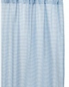 Tadpoles Classics Set of 2 Gingham Rod Pocket Curtain Panels, Blue