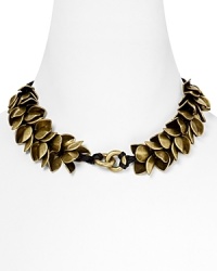 Be inspired by nature and choose Giles & Brother wheat petal choker--the bold beauty adds an organic feel to your style. Be inspired by nature and choose Giles & Brother wheat petal choker--the bold beauty adds an organic feel to your style.