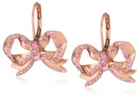 Betsey Johnson Iconic Vintage Rose Bow Drop Earrings Betsey Johnson Iconic Vintage Rose Bow Drop Earrings