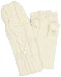 Isotoner Women's Irish Cable Flip Top Gloves Isotoner Women's Irish Cable Flip Top Gloves