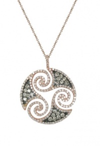 Effy Jewlery Caviar Cognac Diamond Pendant Effy Jewlery Caviar Cognac Diamond Pendant