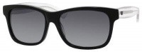 Emporio Armani EA9874/P/S Sunglasses - 0LTT Black Crystal (RV Gray Shaded Polarized Lens) - 55mm Emporio Armani EA9874/P/S Sunglasses - 0LTT Black Crystal (RV Gray Shaded Polarized Lens) - 55mm