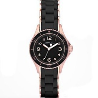 New Marc Jacobs Mbm2564 Black Silicone Rose Gold Womens Watch New Marc Jacobs Mbm2564 Black Silicone Rose Gold Womens Watch