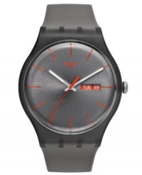 A warm toned athletic watch that can go undercover at the office, from Swatch's Warm Rebel collection. A warm toned athletic watch that can go undercover at the office, from Swatch's Warm Rebel collection.