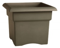 Fiskars 57714 14-Inch Veranda Square Planter Box, Color Cement Fiskars 57714 14-Inch Veranda Square Planter Box, Color Cement