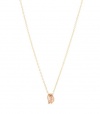Gorjana Infinity Ii Necklace Rose Gold