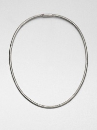 From the Primavera Collection. A intricately braided 18k white gold design that is as modern as it is classic. 18k white goldLength, about 16Push clasp closureMade in Italy From the Primavera Collection. A intricately braided 18k white gold design that is as modern as it is classic. 18k white goldLength, about 16Push clasp closureMade in Italy