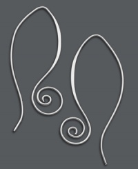 Sweet simplicity. These subtle earrings by Jody Coyote feature an artsy sterling silver design, perfect for face framing! Approximate drop: 1-1/2 inches. Sweet simplicity. These subtle earrings by Jody Coyote feature an artsy sterling silver design, perfect for face framing! Approximate drop: 1-1/2 inches.