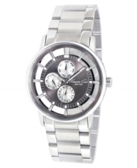 Through the looking glass. This classically styled Kenneth Cole New York watch highlights a transparent dial that leaves nothing to the imagination. Through the looking glass. This classically styled Kenneth Cole New York watch highlights a transparent dial that leaves nothing to the imagination.