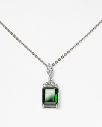 Chrislu's emerald-adorned chain sparkles with staying power. Slip on this classically styled showpiece to add an eye-catching impact to understated cocktail looks. Chrislu's emerald-adorned chain sparkles with staying power. Slip on this classically styled showpiece to add an eye-catching impact to understated cocktail looks.