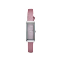 GUCCI Women's YA127502 Timeless Pink Satin Strap Mirror Dial Watch GUCCI Women's YA127502 Timeless Pink Satin Strap Mirror Dial Watch