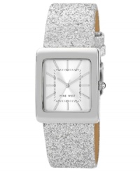 Find the spark your outfit needs with this glittering watch from Nine West. Find the spark your outfit needs with this glittering watch from Nine West.